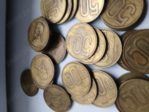 monezi 50 lei cu chipul lui Alexandru Ioan Cuza  - imagine 3