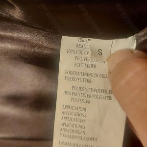 Geaca scurta din blana naturala, marime S, culoare maro, eleganta - imagine 3