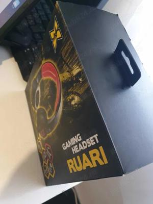 Casti cu microfon gaming Serioux Ruari, Negru - imagine 4