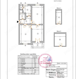 Apartament 3 camere Parter Barbu Văcărescu  Mc Donald,s