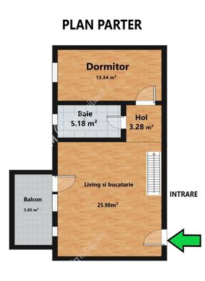 Apartament cu 4 camere 2 bai si balcon zona Rahovei din Sibiu - imagine 6