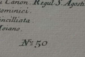 Gravura Fiorenza Italia ,  nr 50 Johann Friedrich Probst - imagine 3