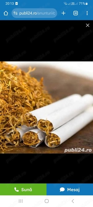 Tutun firicel galben auriu 0.1mm ambalat la găleată extrafinn si tocat