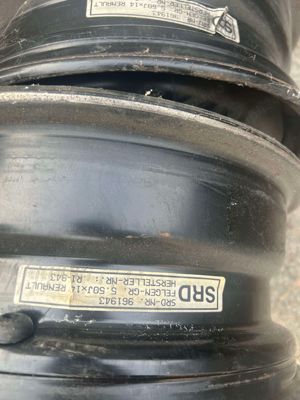 Jante de otel  originale Renault clio  pe 14 - imagine 3