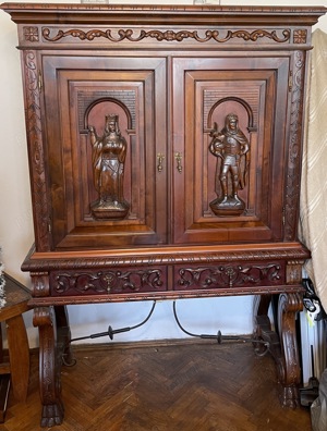 Mobila clasica din lemn masiv fabricata in Romania 1985 pentru export - imagine 2