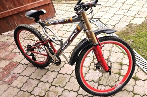 Bicicleta cu suspensie First bike 26x2,1