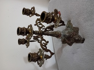 Sfesnic vechi cu 5 luminari  - imagine 2