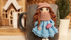 Cadou pentru fetite, sotie iubita cana papusa