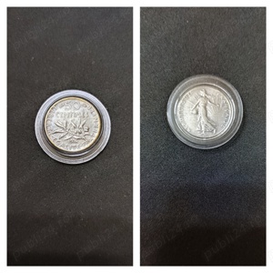 Monede argint 50 Centimes, FRANTA, anii 1916, 1917, 1918, 1919, 1920