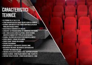 Tribună retractabilă electrică - imagine 2