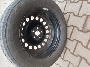 Roti iarna Audi Q3, 215/65 R17 99H, jante otel OE Audi 5QF 601 027 J/K - imagine 7