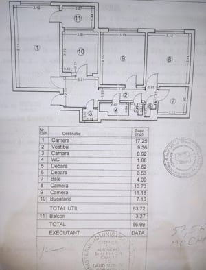 Apartament de 3 camere Pantelimon-Biserica Capra