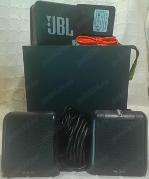 Boxe 2.1 Philips A231020   și JBL Go2 (c173)