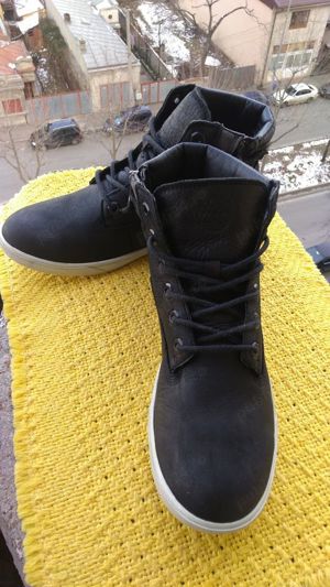 Ghete, piele Timberland, mar 39 (24.5 cm)made in Vietnam. - imagine 2