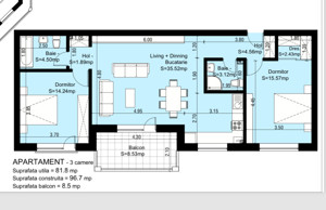 Apartamente langa lac si padure-Bloc nou-Cartier Lebada Pantelimon-Comision 0% - imagine 5