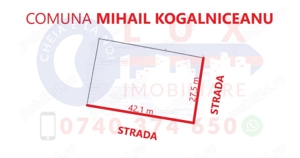 ID 7805 Teren intravilan in Comuna Mihail Kogalniceanu - imagine 2