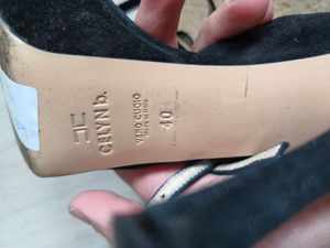 Womens Casual Platform Ankle Strap Suede Stiletto High Heel Sandale cu toc, piele intoarsa Nr.40 - imagine 2