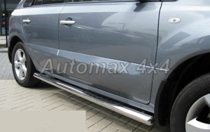 Praguri laterale, din teava inox pentru Renault Koleos - imagine 2