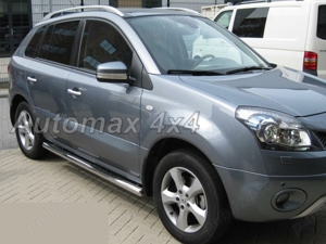Praguri laterale, din teava inox pentru Renault Koleos