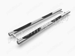 Praguri laterale, din teava inox pentru Renault Koleos - imagine 3