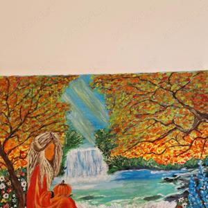 Picturi pe panza in acrilic, diverse dimensiuni  - imagine 5