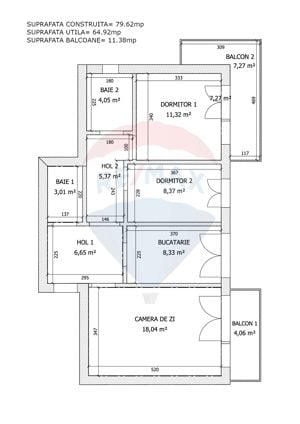 Apartament 3 camere - imagine 19