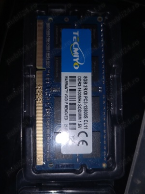 Rám ddr3 -8gb laptop