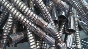 Furtun dus cu filet exterior de 3 8" si piulita de 1 2", lungime 160cm - imagine 3