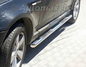 Praguri laterale, rezistente de 70 mm din inox BMW X3 E83 '03-'10 - imagine 7
