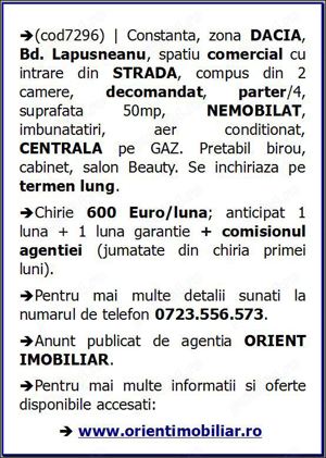 Dacia, bd. Lapusneanu, birou, spatiu comercial, parter, 2 camere - imagine 6