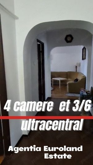 apartament 4 camere ultracentral, 2 balcoane  