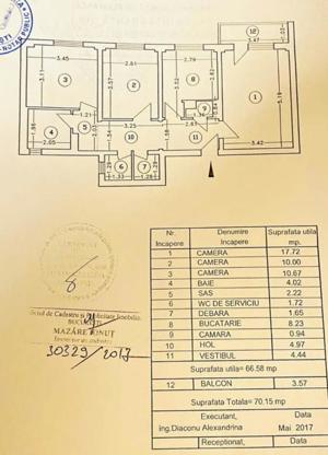 Apartament 3 camere 2 bai 1983 Bd Chisinau / Diham / Delfinului - imagine 9