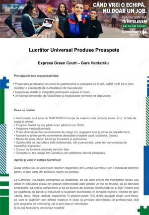 Lucrator Produse Proaspete Express Green Court