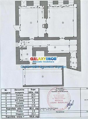 Apartament 2 Camere 80 mp UTILI De Renovat Str. Lunga - imagine 11