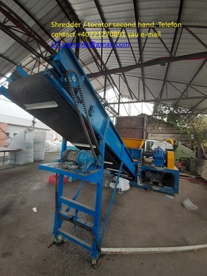 Shredder tocator industrial second hand  - imagine 5