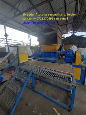 Shredder tocator industrial second hand  - imagine 4
