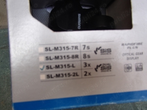 Shimano SL-M315 Rapid-Fire Plus -Pentru 3x8- 3x9-3x10 - imagine 2