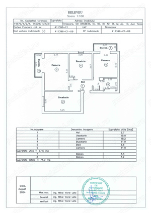 Apartament cu 3 camere direct de la proprietar - imagine 8