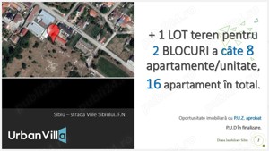 Investește sigur. Teren pentru construire locuințe colective  (bloc) în Sibiu cu PUZ aprobat. - imagine 3