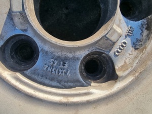 Jante aliaj Audi VW Skoda Seat + Caucicuri iarna Bridgestone 195/65/R15 - imagine 8