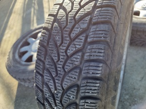 Jante aliaj Audi VW Skoda Seat + Caucicuri iarna Bridgestone 195/65/R15 - imagine 3