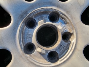 Jante aliaj Audi VW Skoda Seat + Caucicuri iarna Bridgestone 195/65/R15 - imagine 5