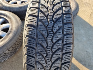 Jante aliaj Audi VW Skoda Seat + Caucicuri iarna Bridgestone 195/65/R15 - imagine 2