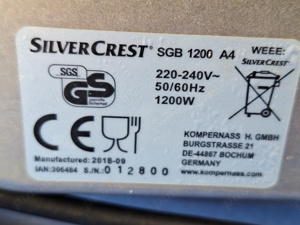 SILVERCREST | SGB 1200 A4 | mini cuptor electric*** - imagine 4