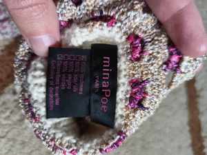  Mina Poe Paris Hat, Gloves and Scarf cashmere winter accessories. Set fular, manusi, fes - imagine 2