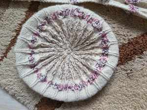  Mina Poe Paris Hat, Gloves and Scarf cashmere winter accessories. Set fular, manusi, fes - imagine 4