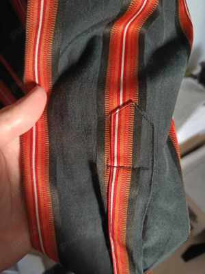 Men's Unique Gucci Blazer Stripe Shirt in Black red, Camasa Gucci Slim Fit Shirt M - imagine 3