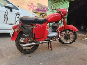 Motocicleta Jawa 175 An Fabricatie 1959, stare functionala, inmatriculata alaturi de piese de schimb - imagine 5