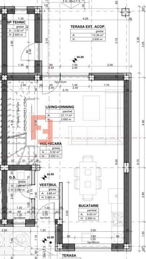 Duplex Mosnita, 4 camere si 3 bai -Toate utilitatile! - imagine 3