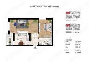 Apartament 2 camere, decomandat, parc Tudor Arghezi - imagine 4